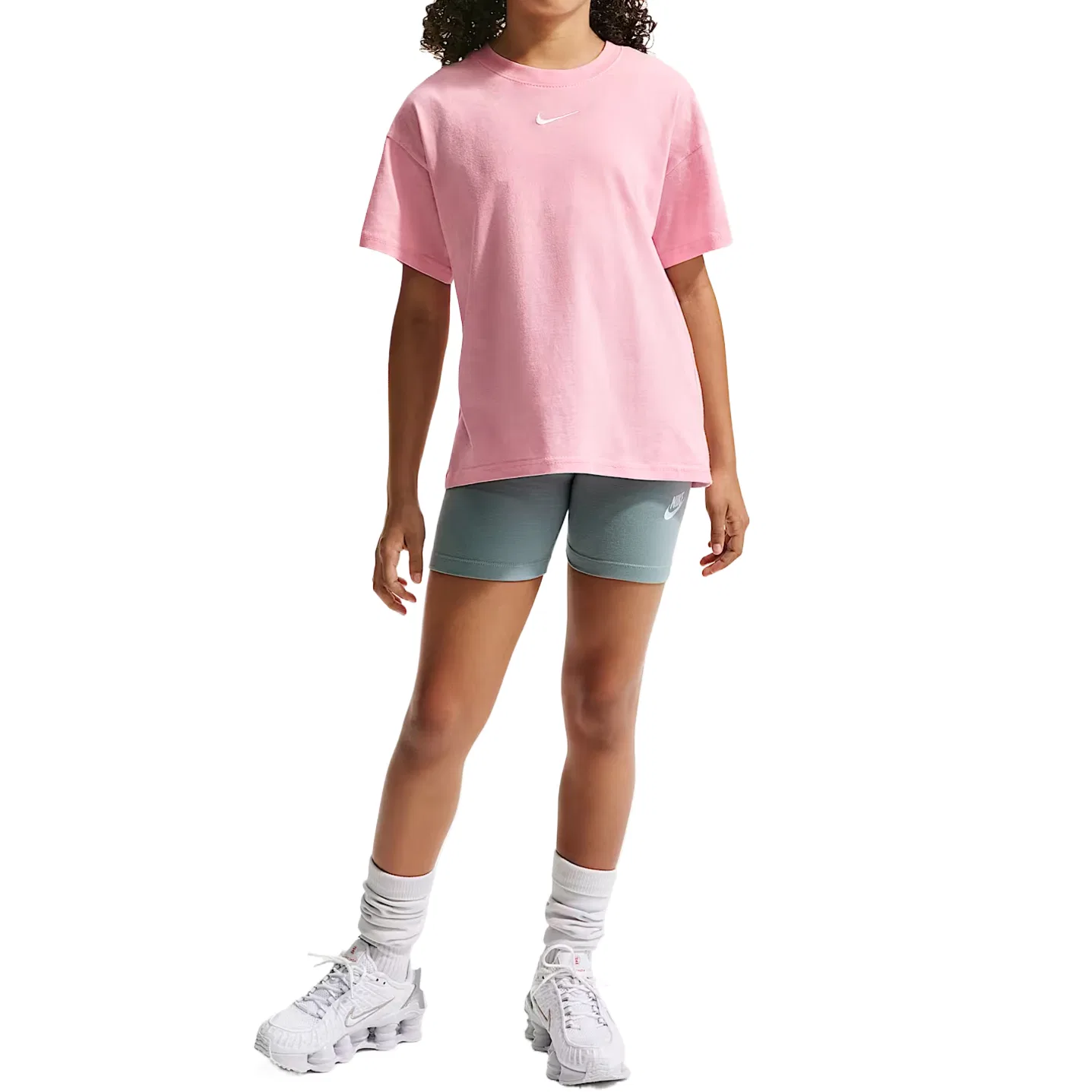 Детская футболка с круглым вырезом Nike, Medium Soft Pink