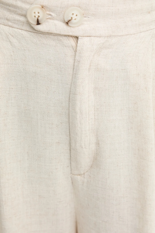 

Льняные шорты Answear.Lab, бежевый