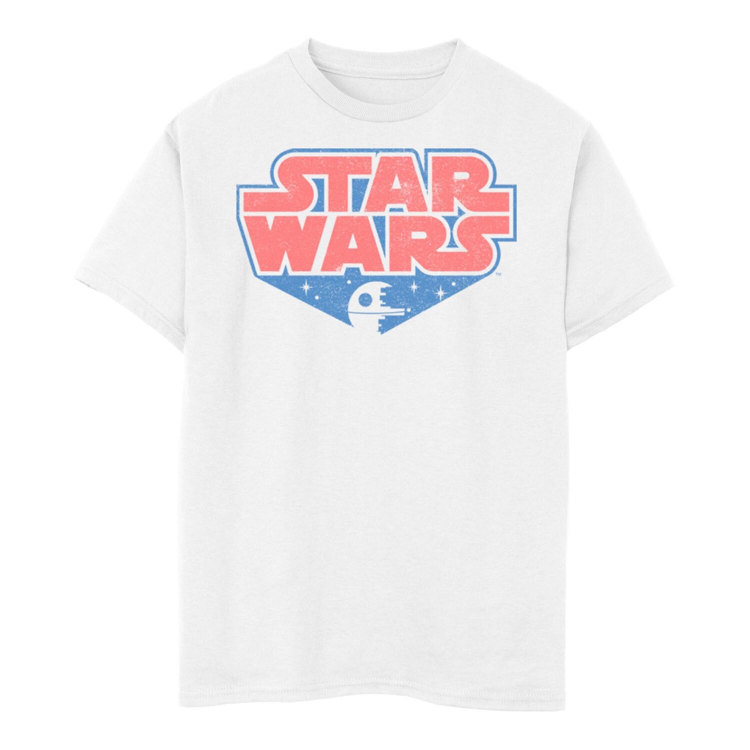 

Футболка с рисунком Звезды Смерти для мальчиков 8–20 лет Licensed Character, белый