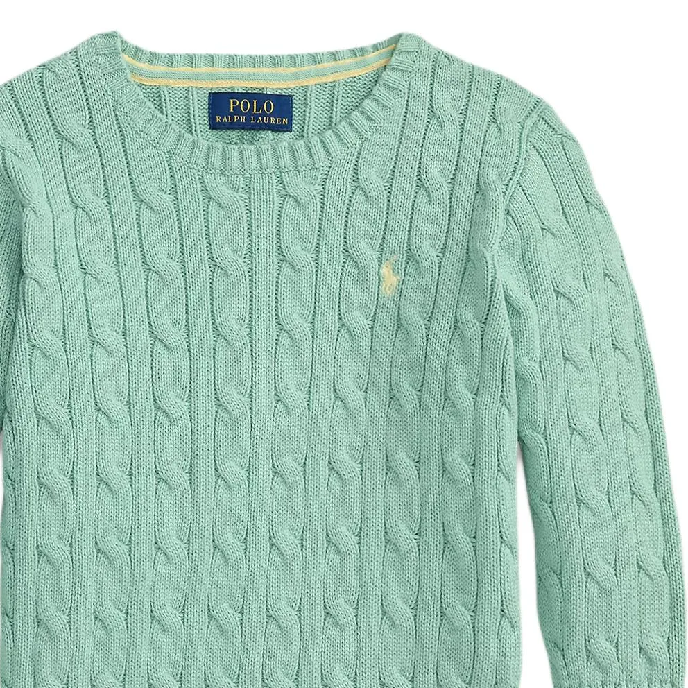 Детский свитер Polo Ralph Lauren, celadon — фото 4