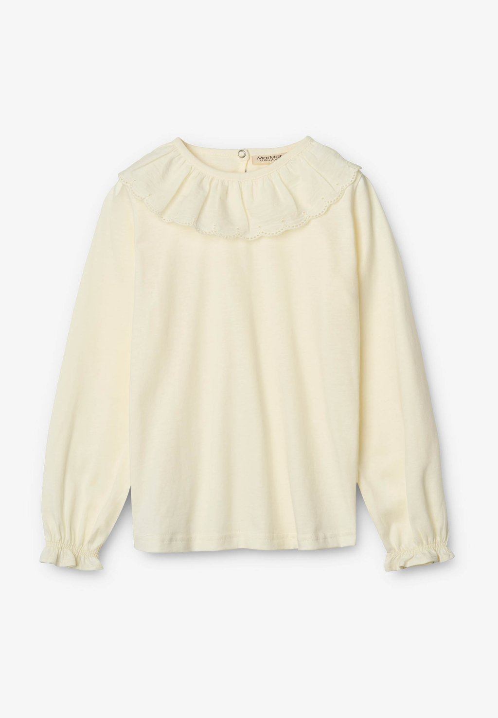 

Футболка с длинным рукавом TALLA FRILL MarMar Copenhagen, слоновая кость