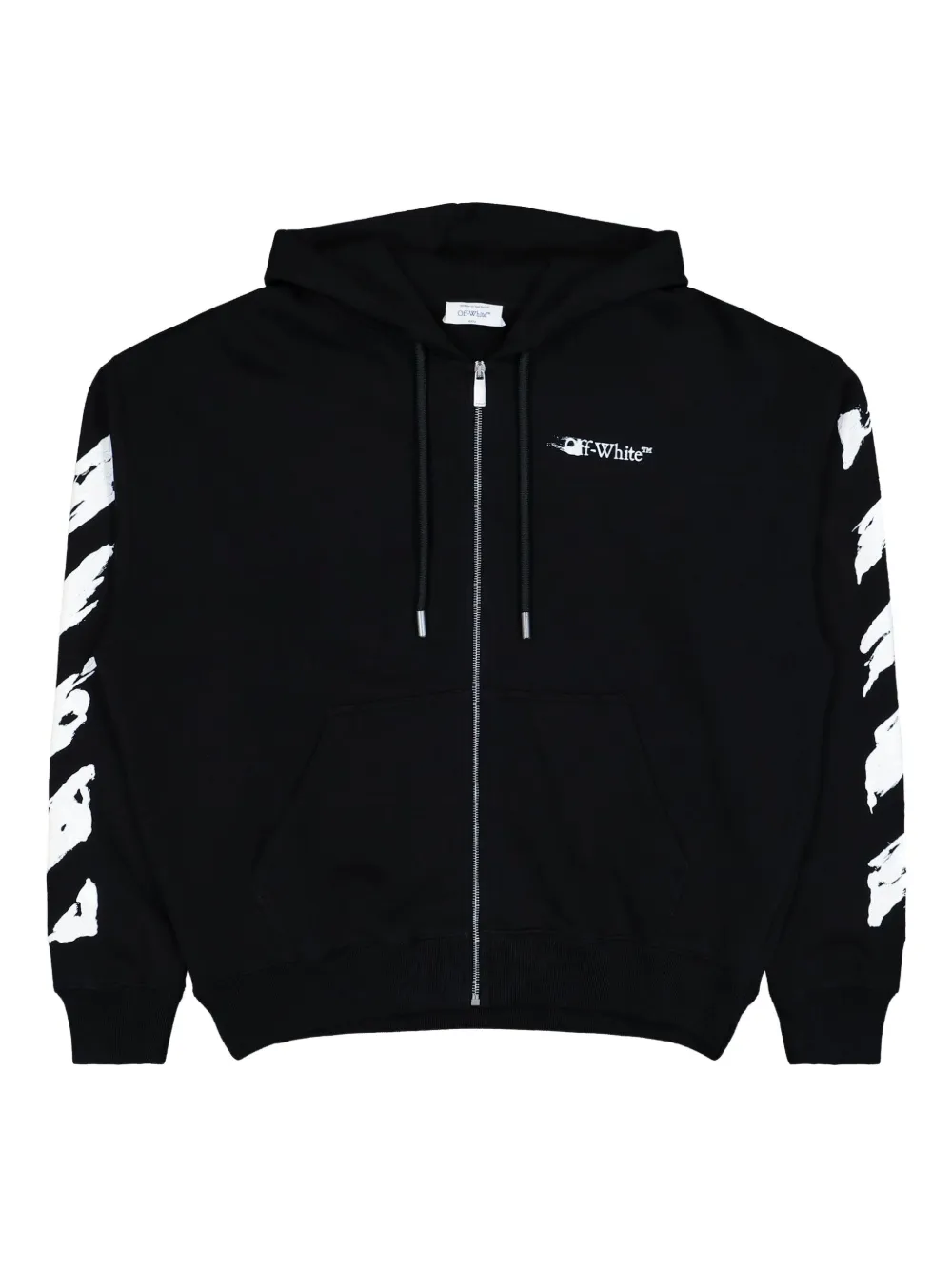 

Толстовка на молнии с принтом "стрелы" OFF-WHITE, черный