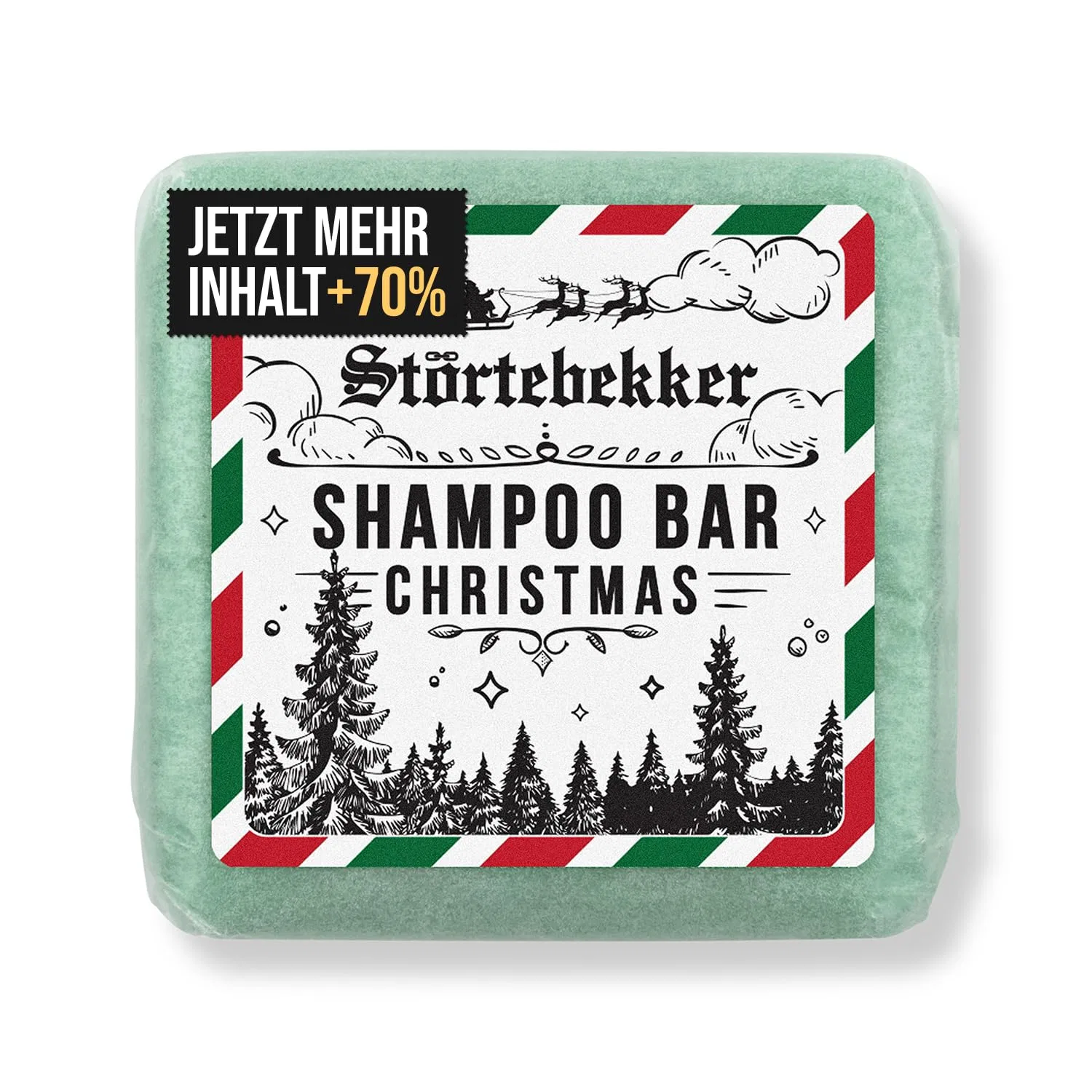 Твердый шампунь Störtebekker Christmas Edition с ароматом корицы и апельсина Störtebekker Shaving Accessories, 1 X 100 G