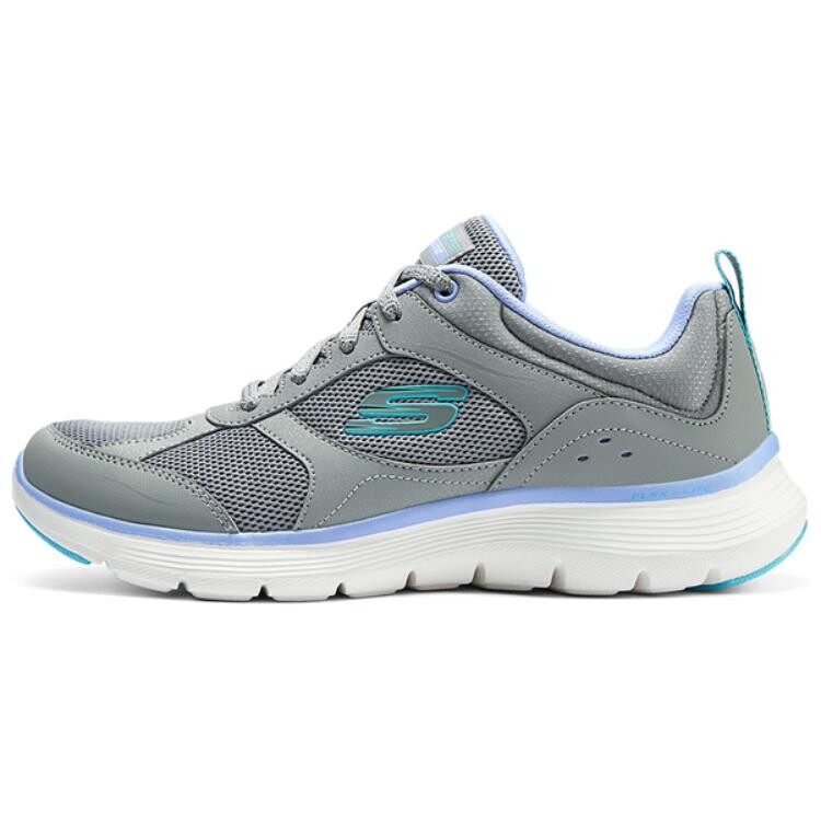 

Кроссовки женские с низким верхом серые/синие Skechers