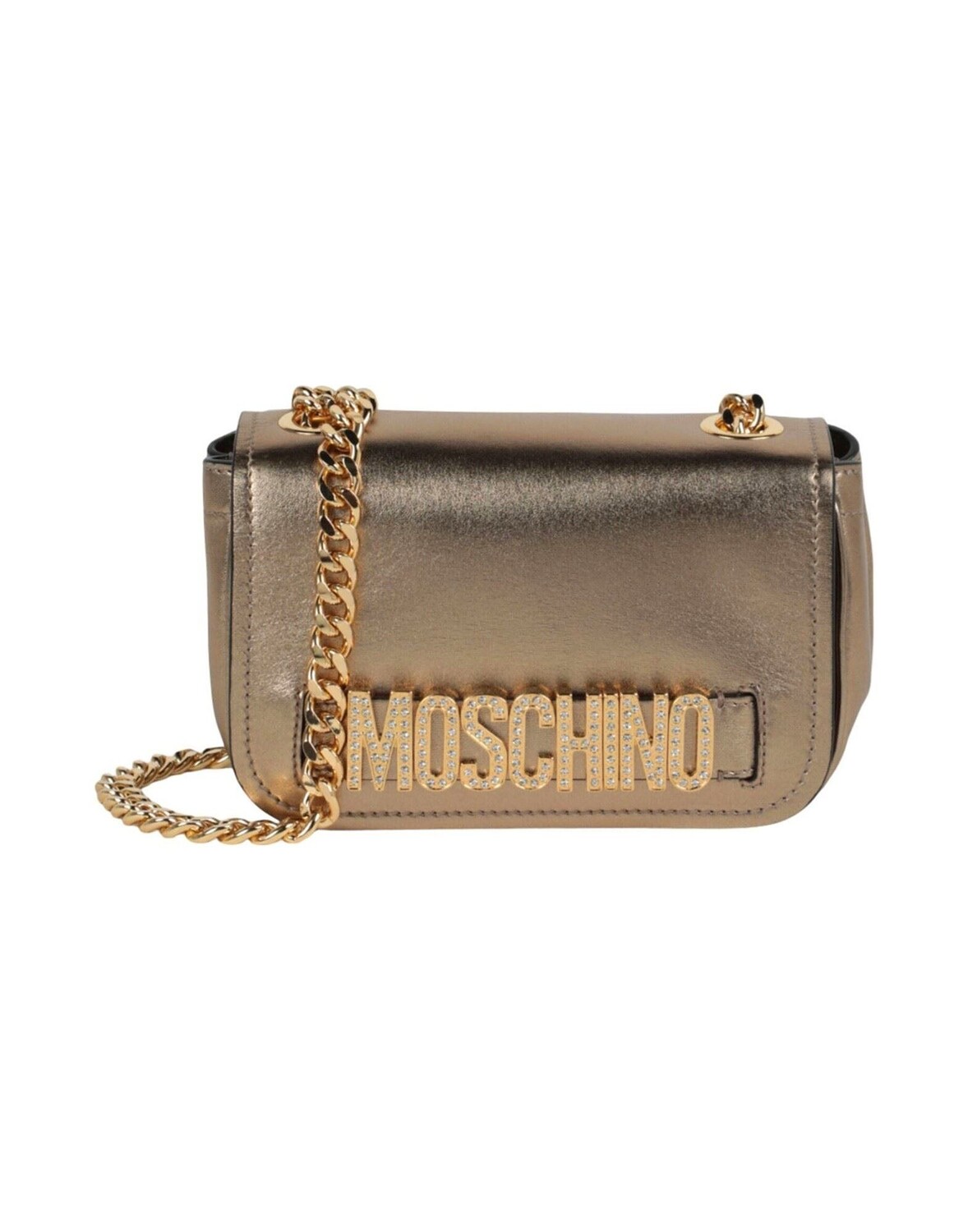 

Сумка через плечо Moschino, золото