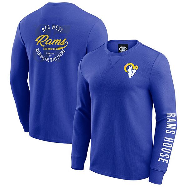 

Мужская футболка с длинным рукавом royal los angeles rams Darius Rucker Collection By Fanatics
