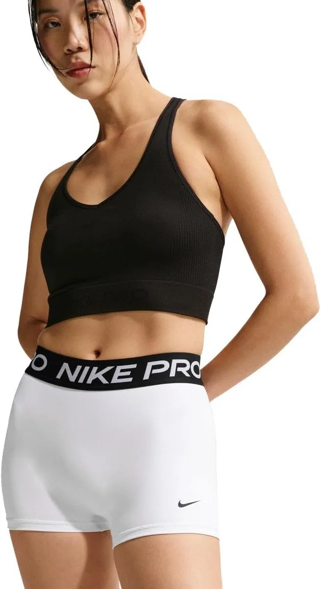 Шорты Nike Pro Dri-FIT белые/черные