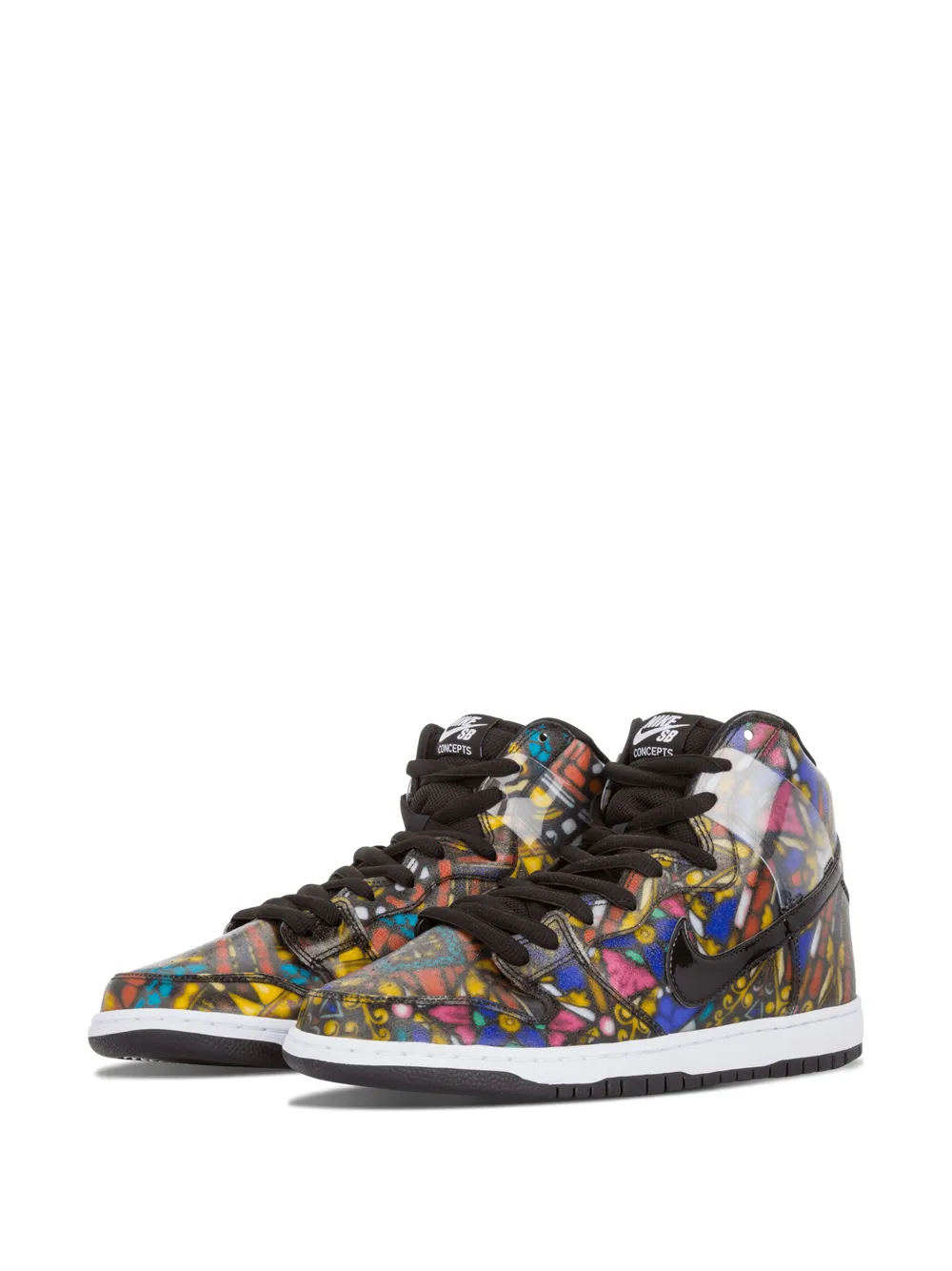 Кроссовки Dunk Hi Pro SB Nike, мультиколор — фото 2