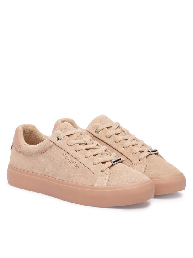 Кроссовки Lace-Up Sneaker Suede/Wl Ck HW0HW02679 Calvin Klein, розовый — фото 2