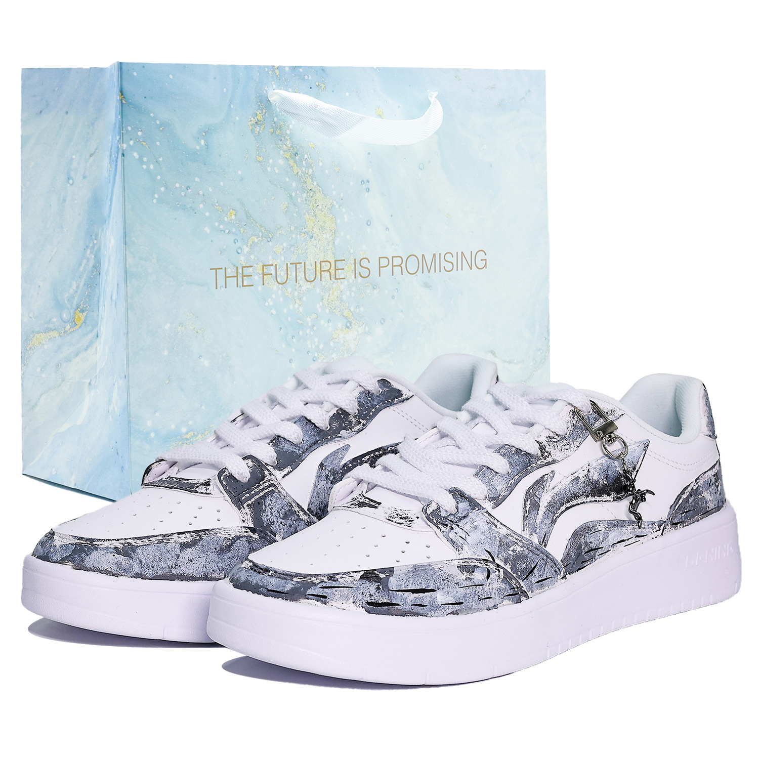 

Кеды для скейтбординга мужские low top с противоскользящим покрытием и устойчивостью к истиранию acer truncatum LINING, белый