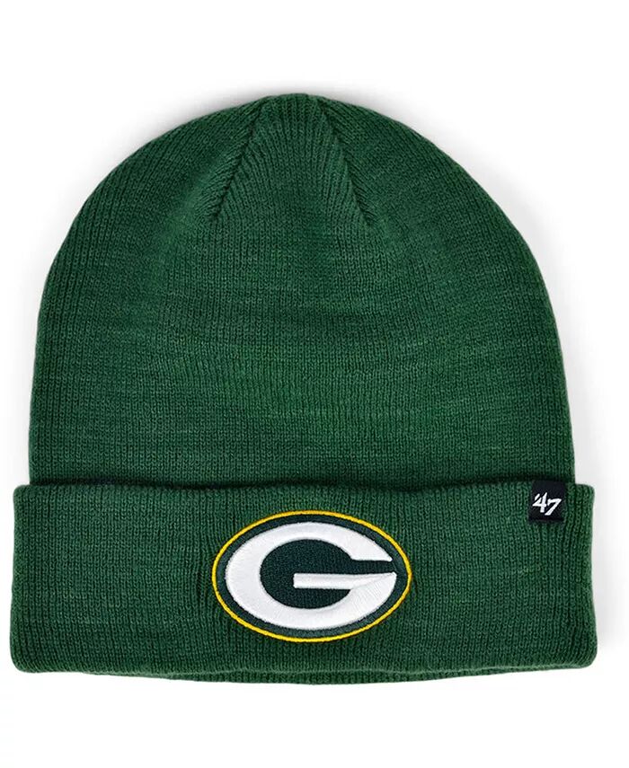 

Базовая трикотажная шапка Green Bay Packers '47 Brand, зеленый