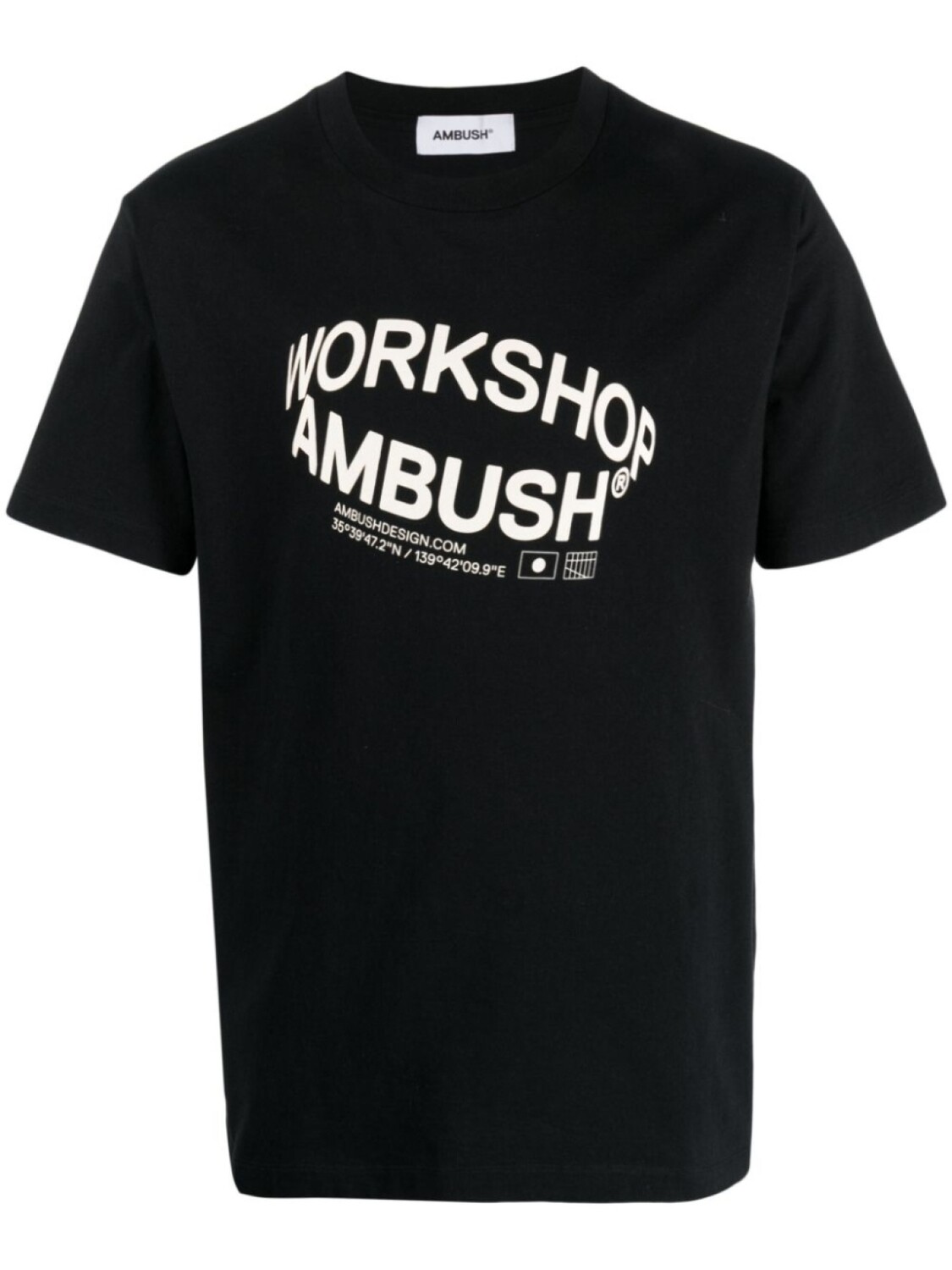 

AMBUSH футболка с логотипом, черный
