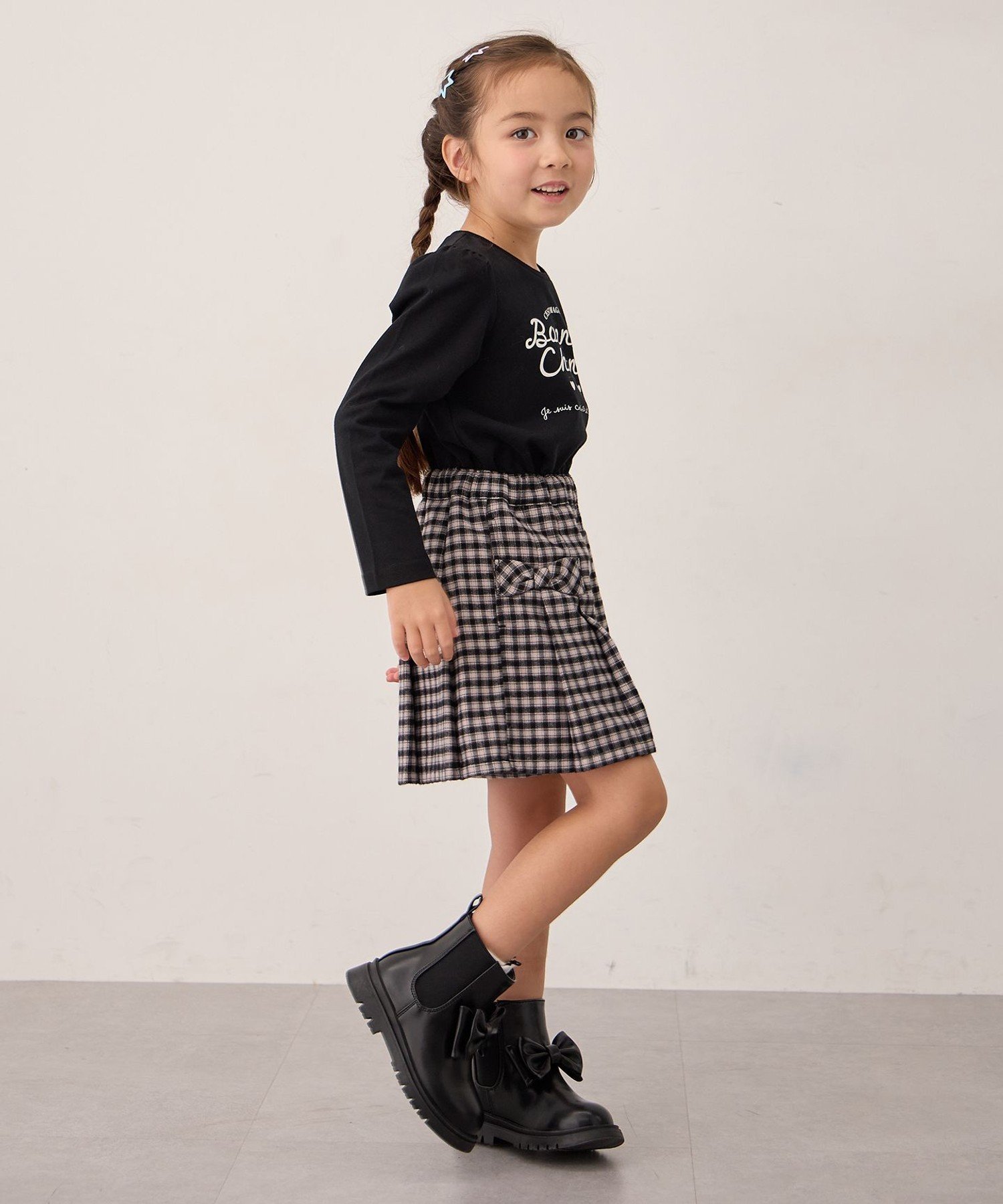 Футболка с длинным рукавом 7days Print ANY KIDS, Black x Logo [005] — фото 4