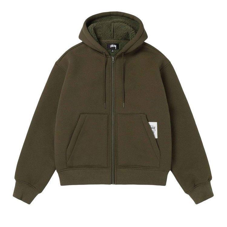 

Худи Stussy Bonded Sherpa Hoodie, Green