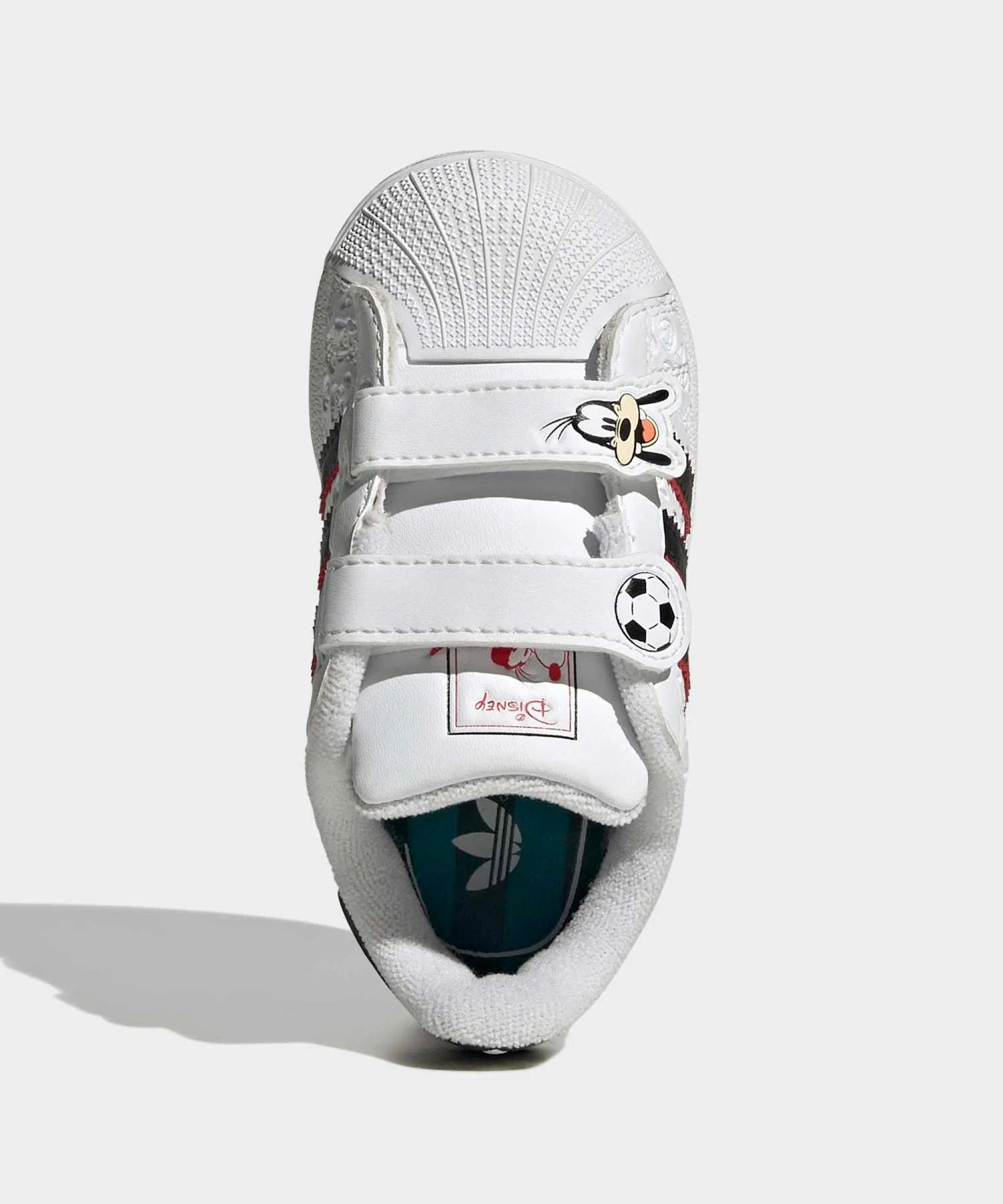 Детские кроссовки Adidas Disney Superstar II белые — фото 2