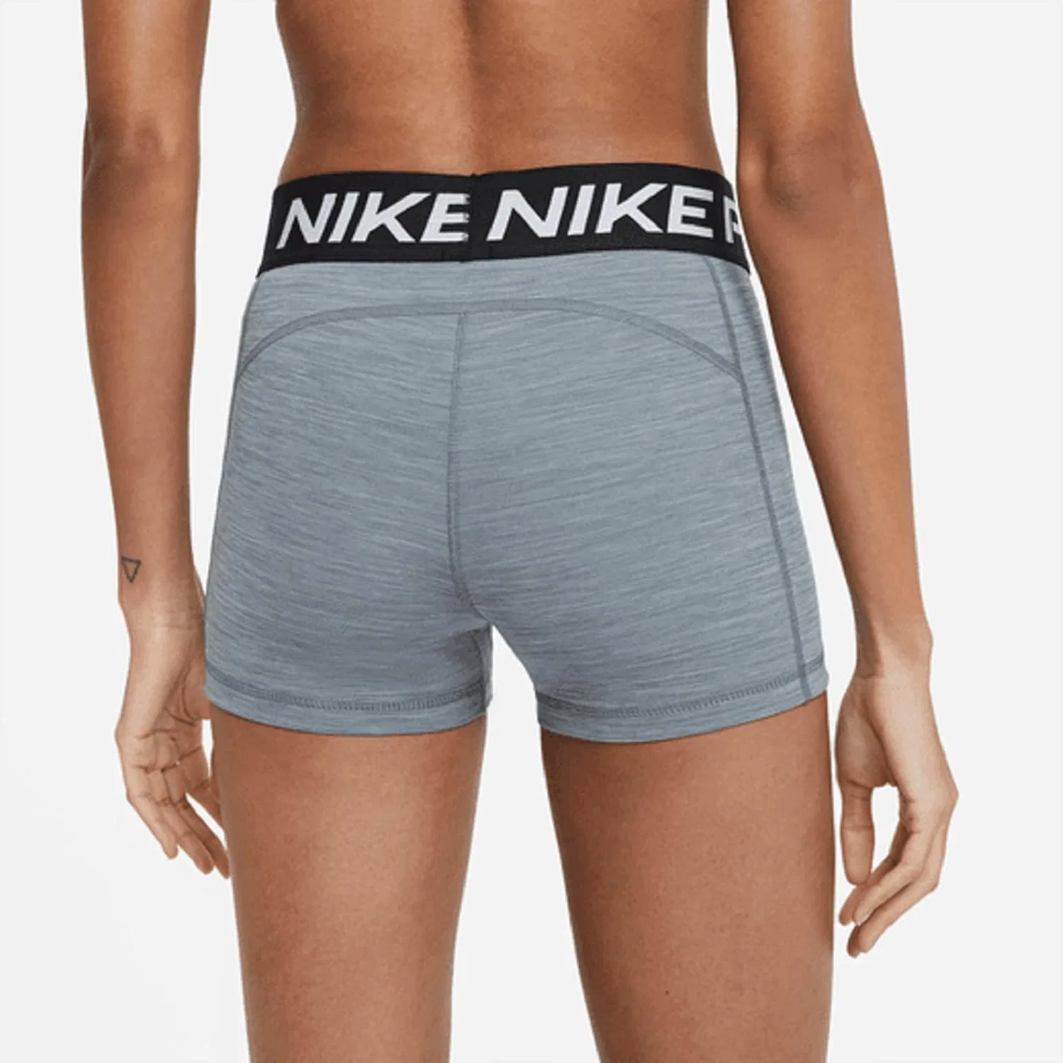 Шорты для активного отдыха Nike, женские, серые/черные — фото 3