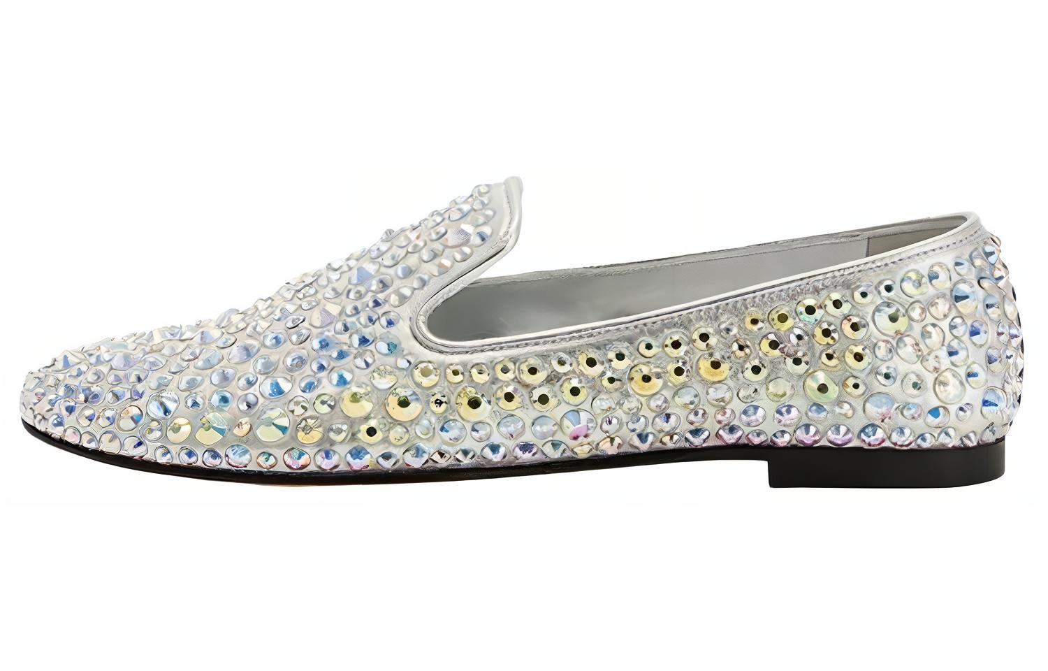 GZ Casual Одинарные туфли Женские Серебристый Giuseppe Zanotti