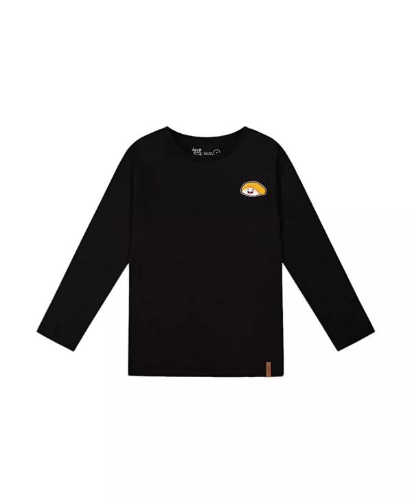 

Детская футболка с длинным рукавом для малышей Deux Par Deux, черный