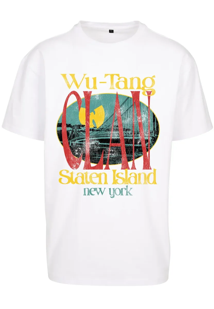 

Рубашка с коротким рукавом Upscale by Mister Tee "Мужская футболка большого размера Upscale by Mister Tee Wu Tang Staten Island ", белый