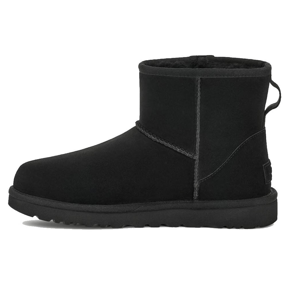 UGG Classic Mini Bailey 1151230-BLK Женские 5 Черные Замшевые Шерстяные Молниевые Сапоги KHD1928 — фото 3