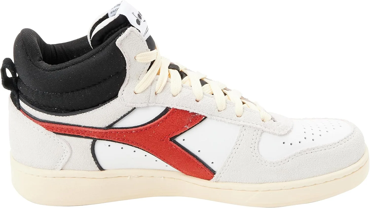 Кроссовки Diadora Magic Basket Demi Cut 943070603, белый/красный — фото 2