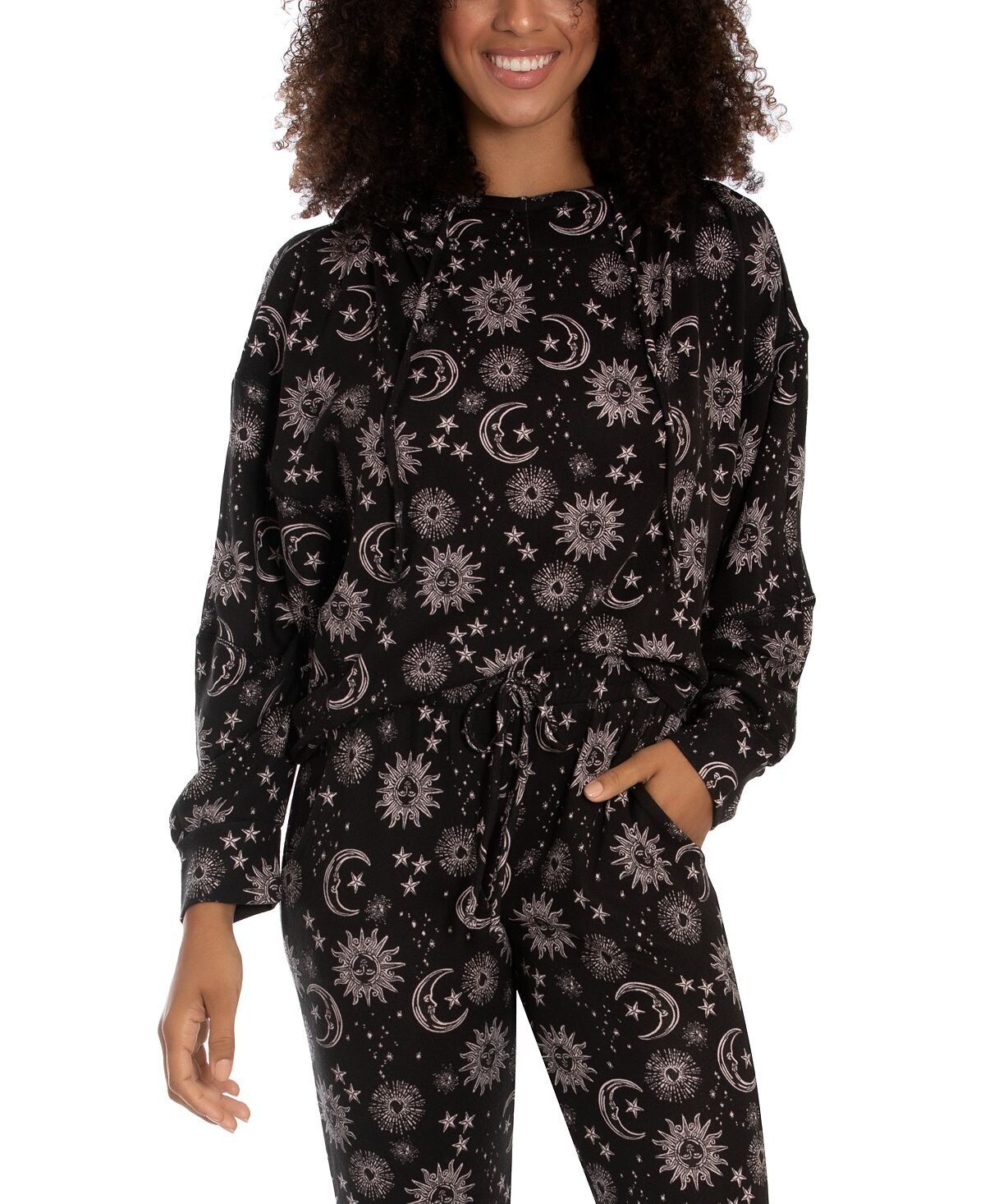 

Женская худи Whistler Moon and Stars Hacci Midnight Bakery, черный