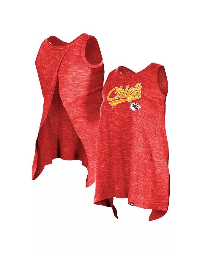 

Женская красная майка Kansas City Chiefs Space Dye Active New Era