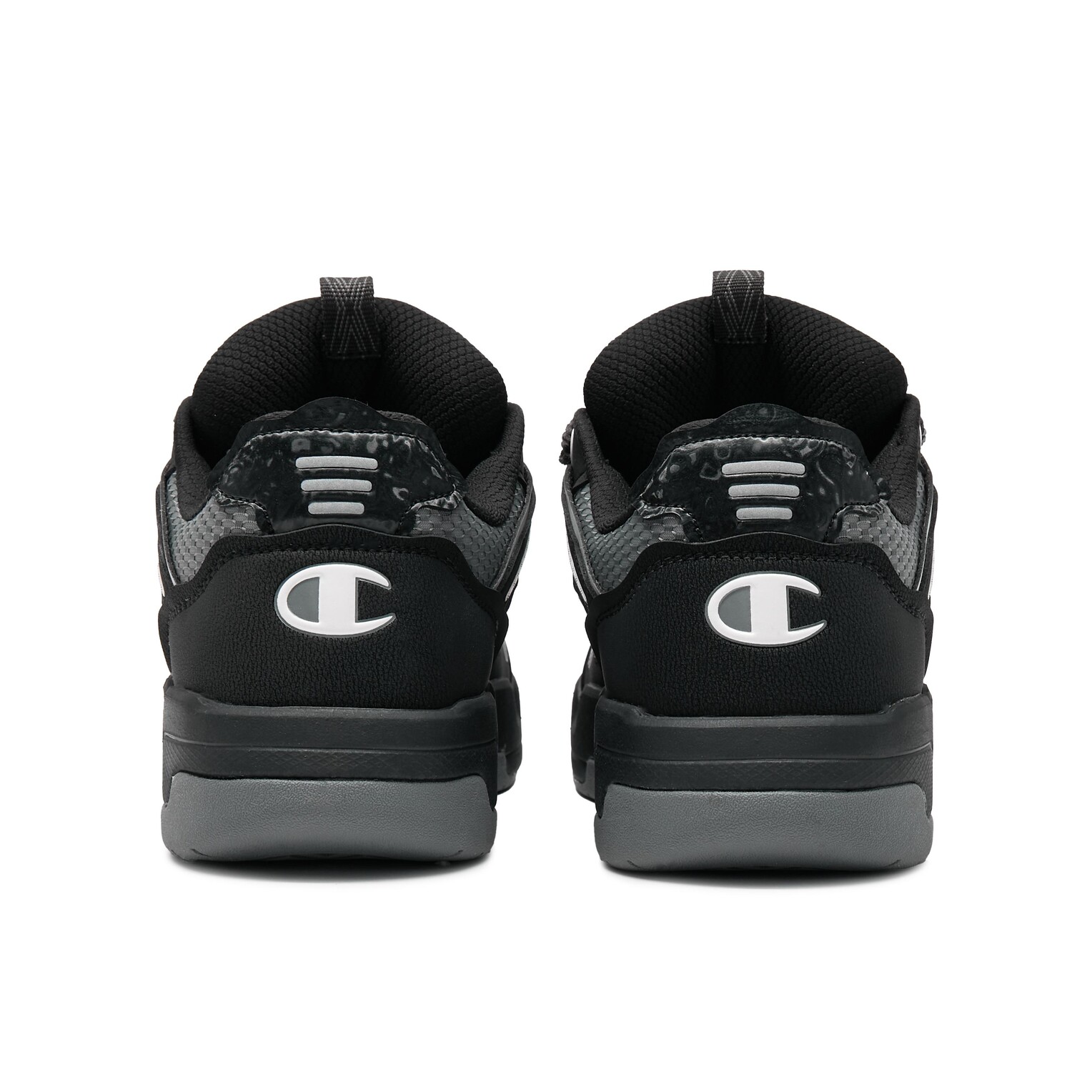 Кроссовки Champion Skateboarding Shoes Men Low-top Black, черный — фото 3
