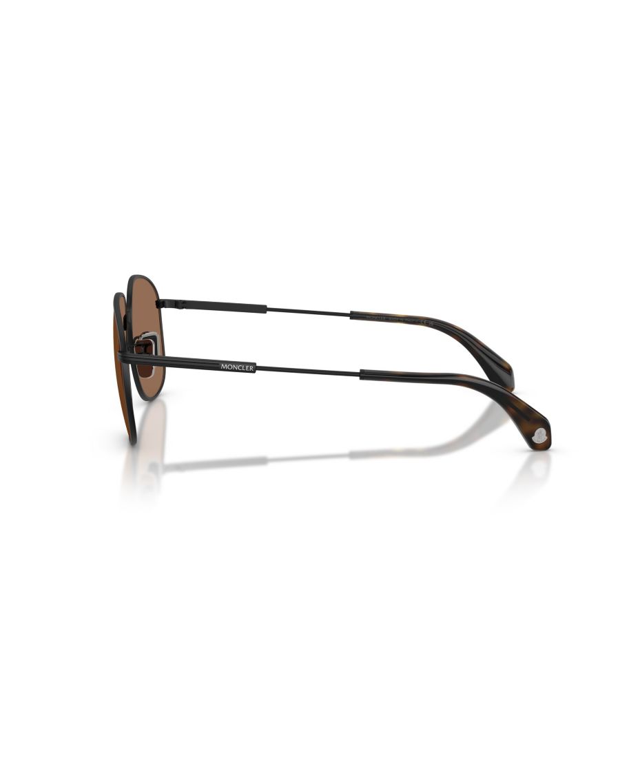 Солнцезащитные очки унисекс Pilot Fennix, ME4013 Moncler, Matte Black — фото 3
