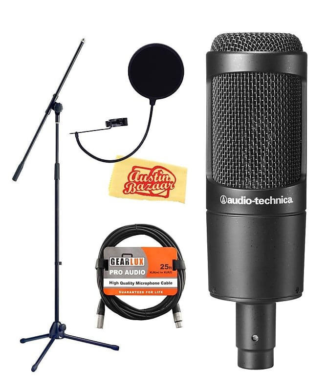 

Конденсаторный микрофон Audio-Technica AT2035 Large Diaphragm Cardioid Condenser Microphone