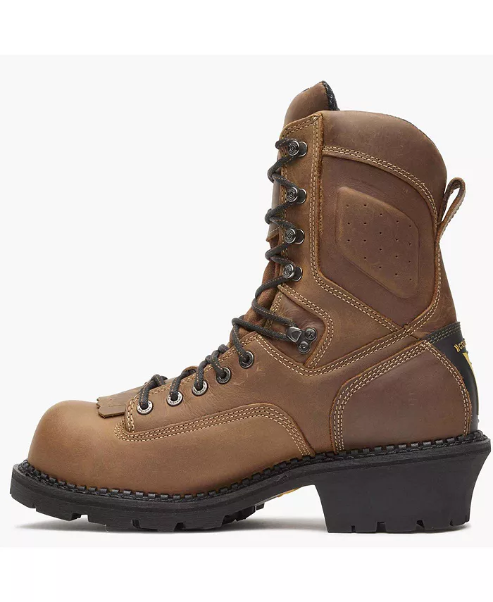 Мужские водонепроницаемые рабочие ботинки Comfort Core Logger с композитным носком GEORGIA BOOT, коричневый — фото 4