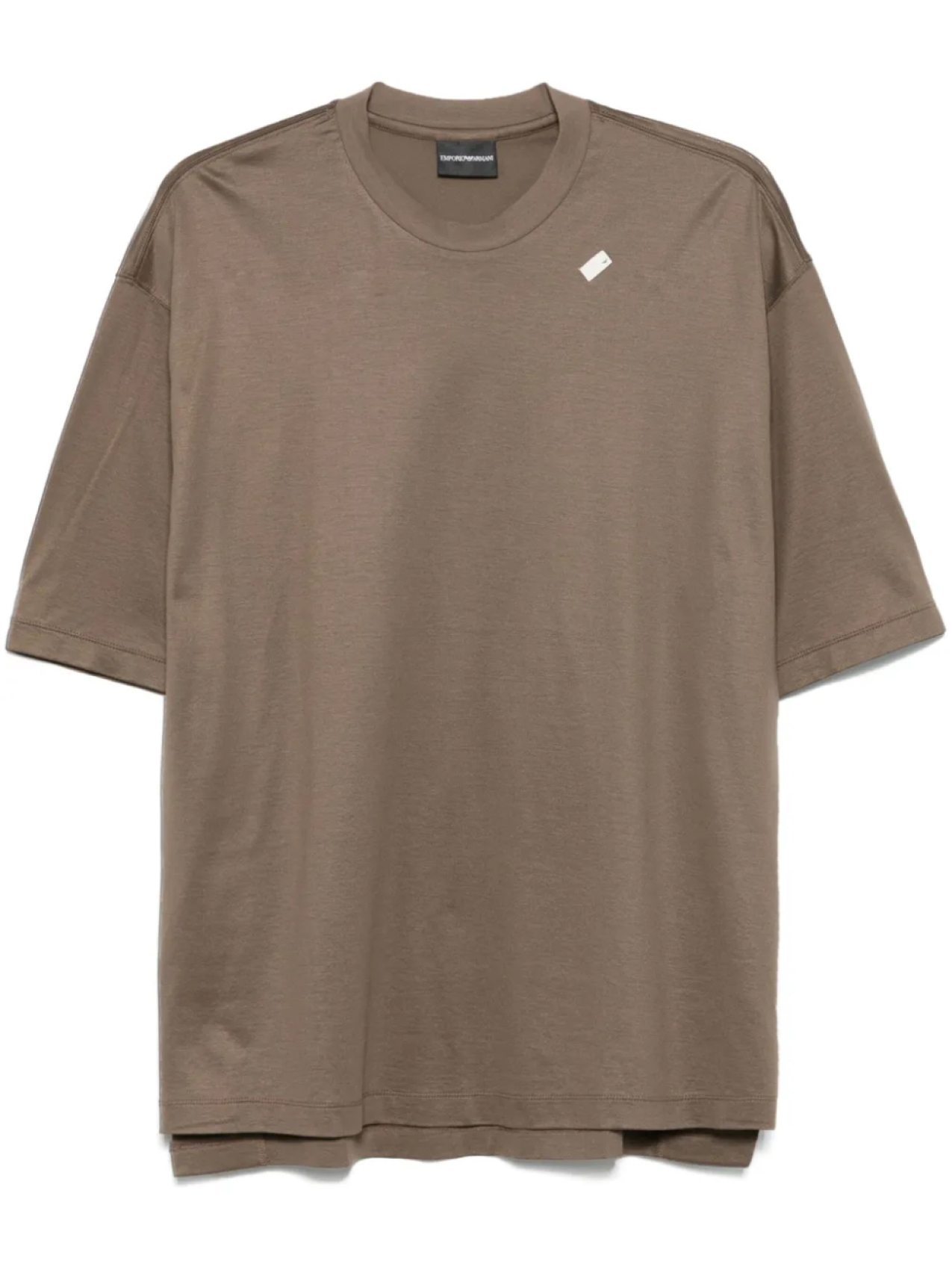 

Футболка Emporio Armani из джерси, коричневый