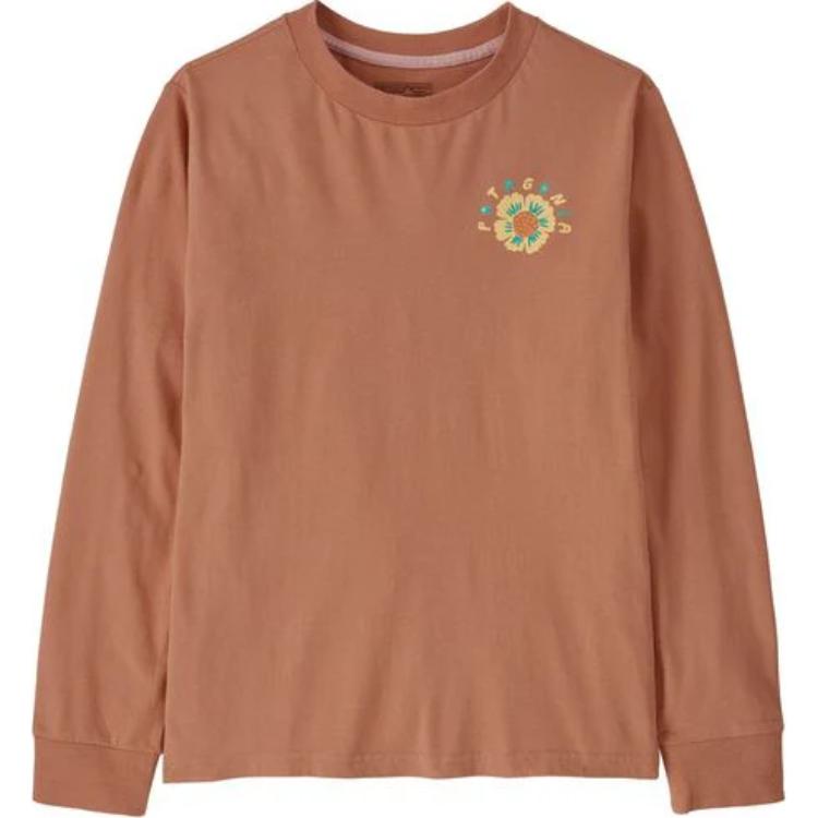 

Детская футболка Patagonia, оранжевый/розовый