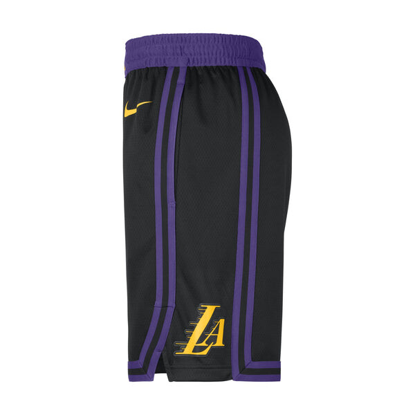 Шорты dri fit nba los angeles lakers swingman city edition шорты Nike, черный — фото 3