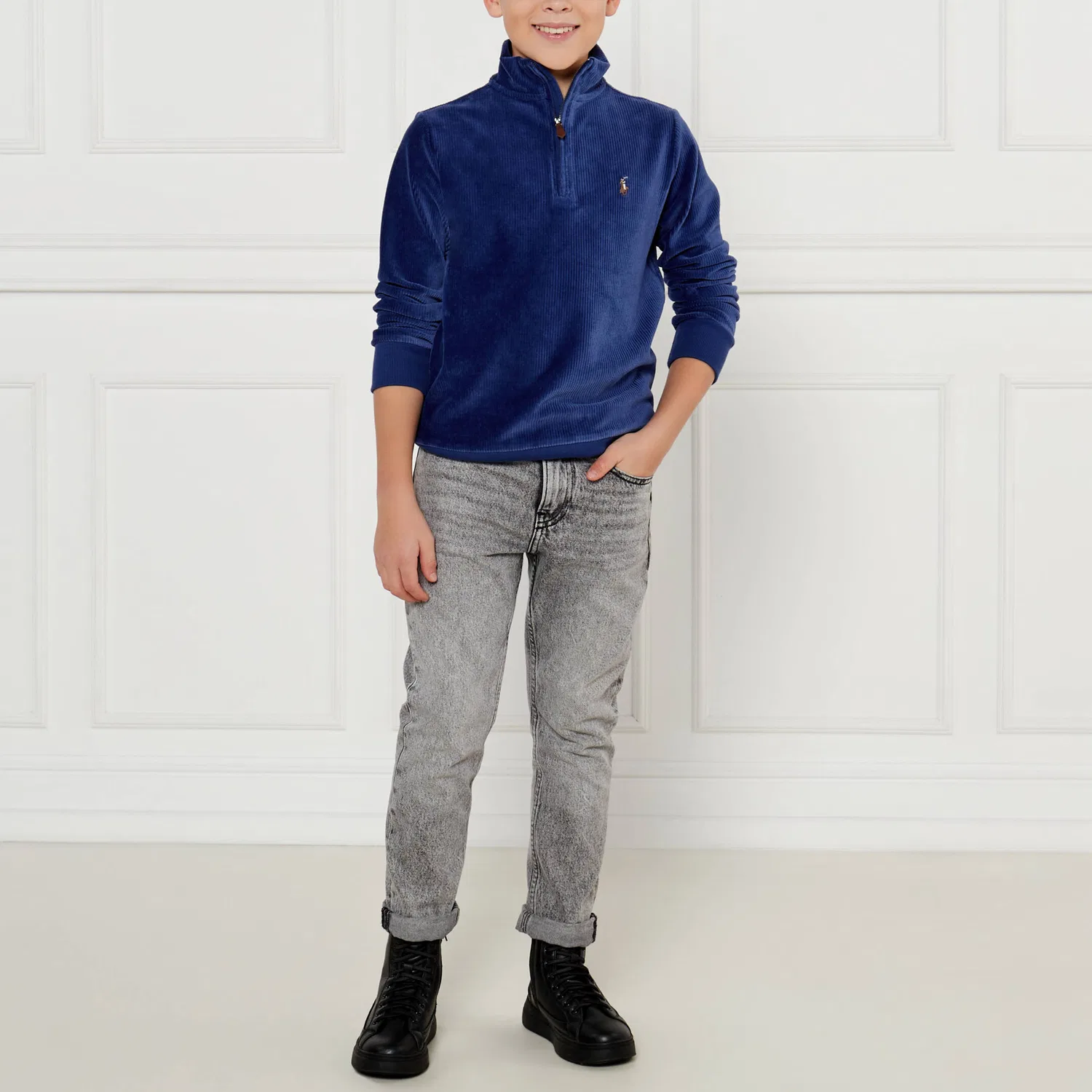 Свитер синий Polo Ralph Lauren — фото 3