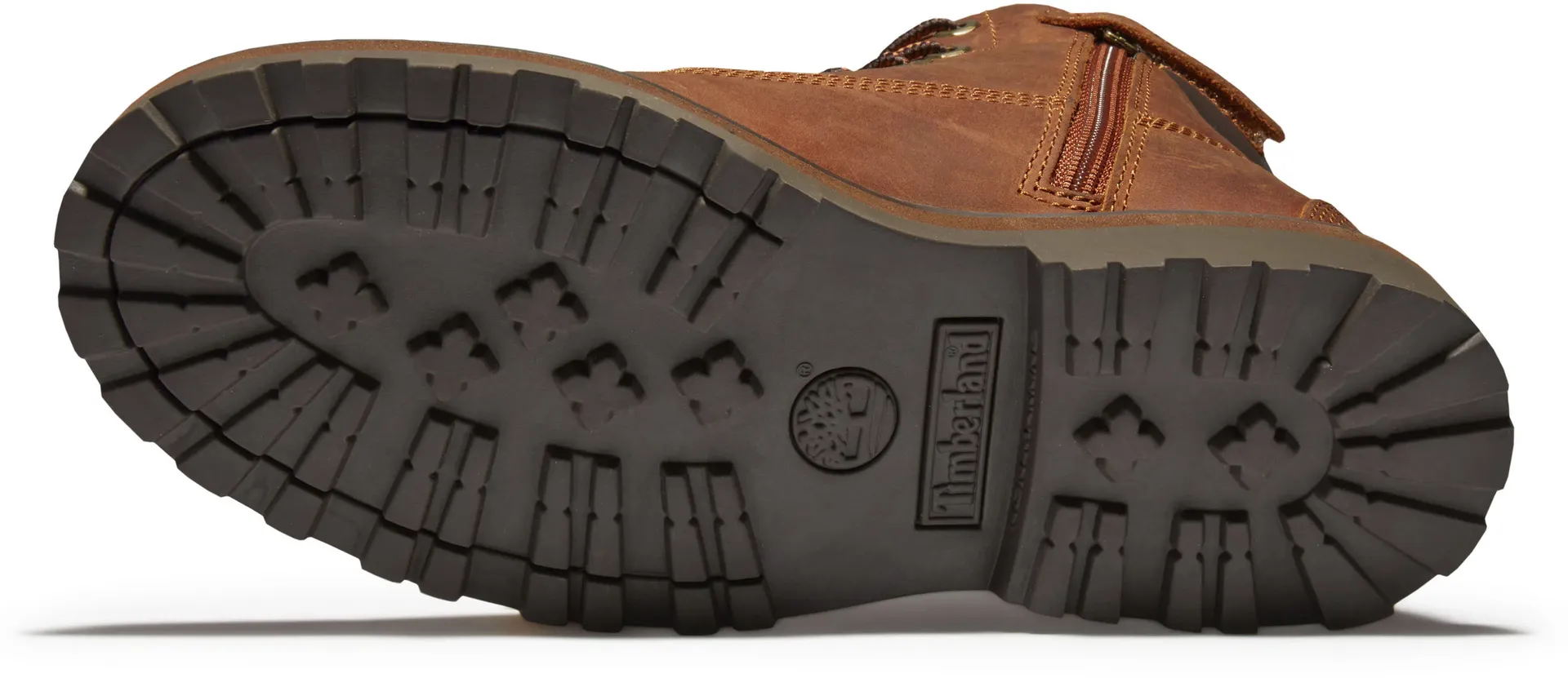 Ботинки Timberland на шнуровке "Courma Kid Traditional6In", коричневый — фото 4
