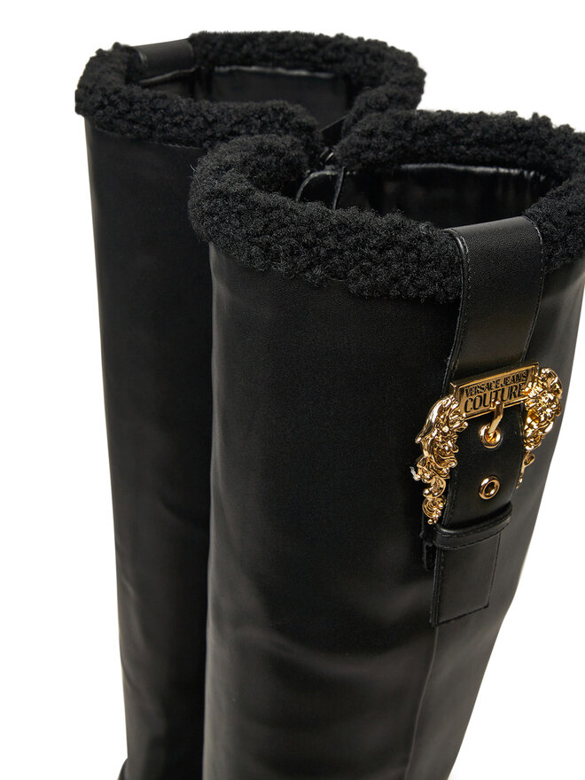 Сапоги Versace Jeans Couture, черный — фото 4
