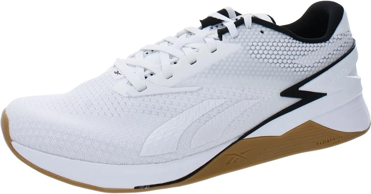Кроссовки Reebok Unisex Nano X3, белый/черный