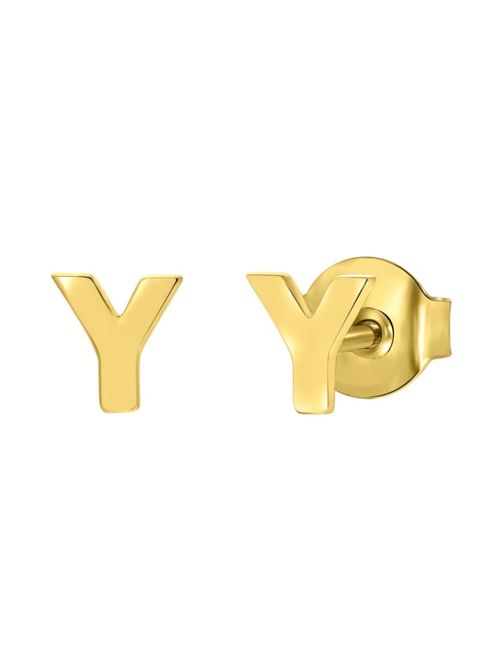 

Серьги из золота 585 пробы в форме буквы «Y» Lucardi