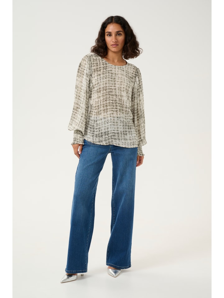 

Блузка Kaffe, цвет grey texture check