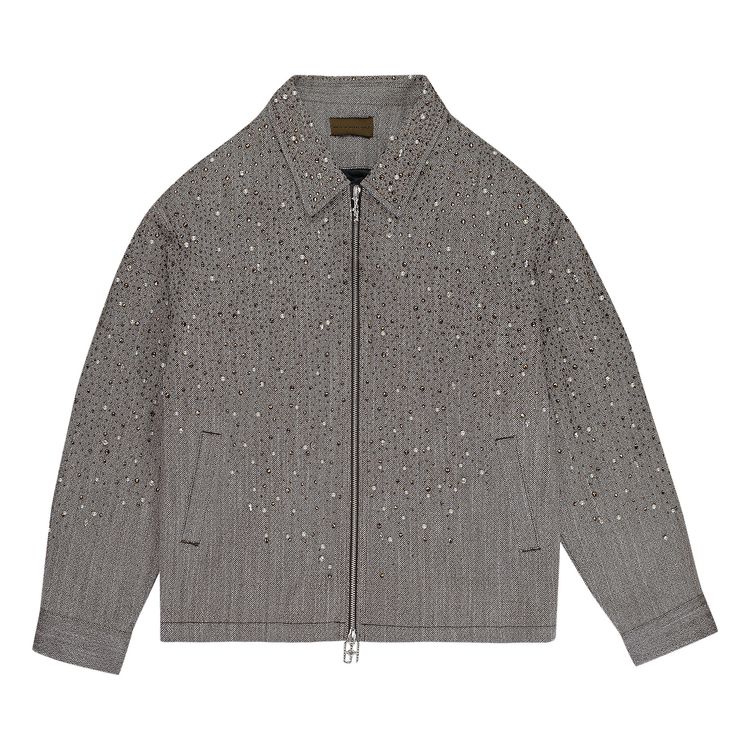 

Куртка Birth Of Royal Child Rhinestone Zipper Work Jacket 'Brown', коричневый