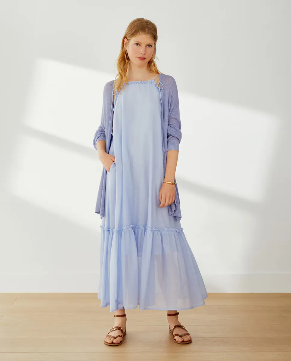 

Женская трикотажная куртка Serreta Southern Cotton, индиго