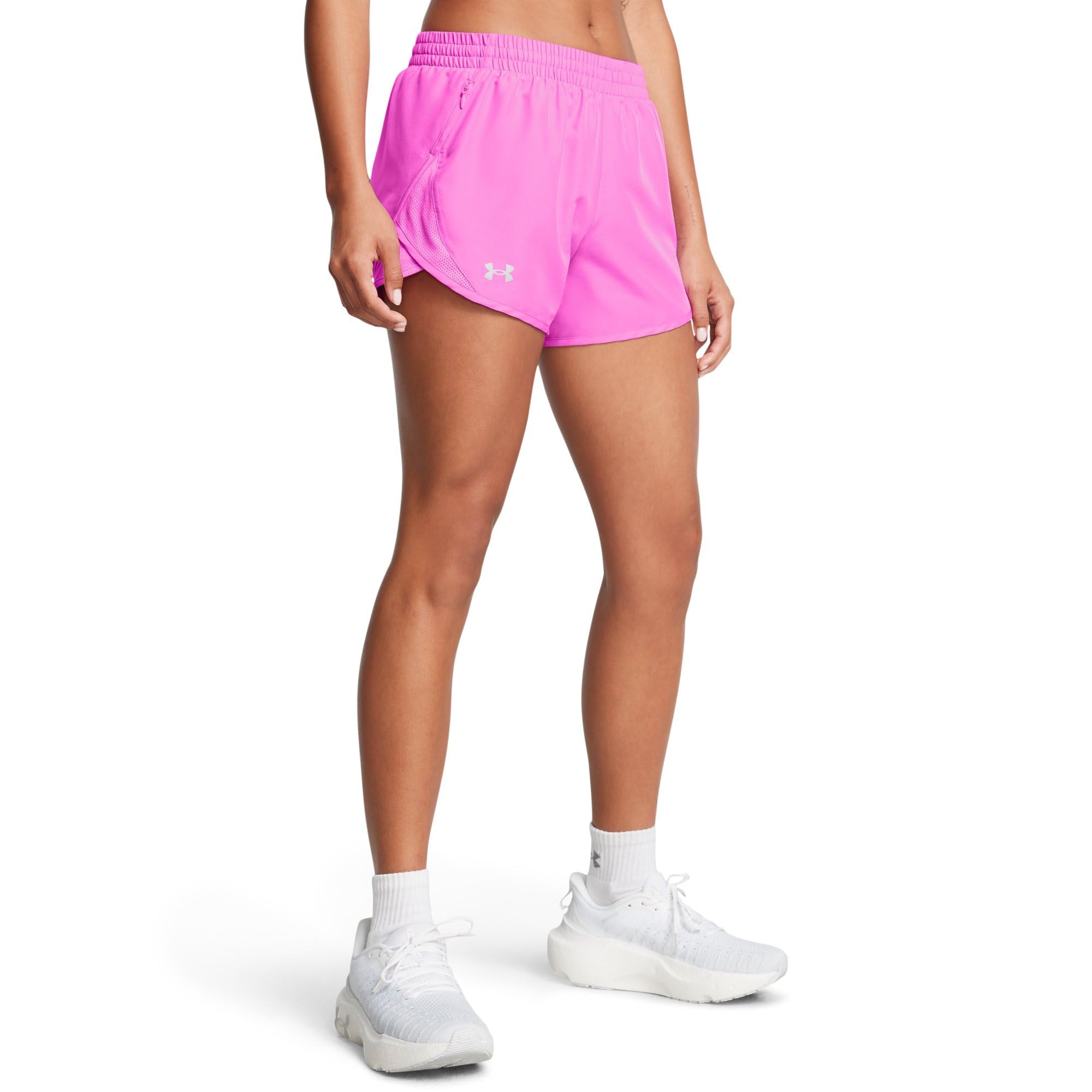 

Шорты Under Armour Fly By Shorts, Vivid Magenta/Vivid Magenta/ReflectiveSee Less