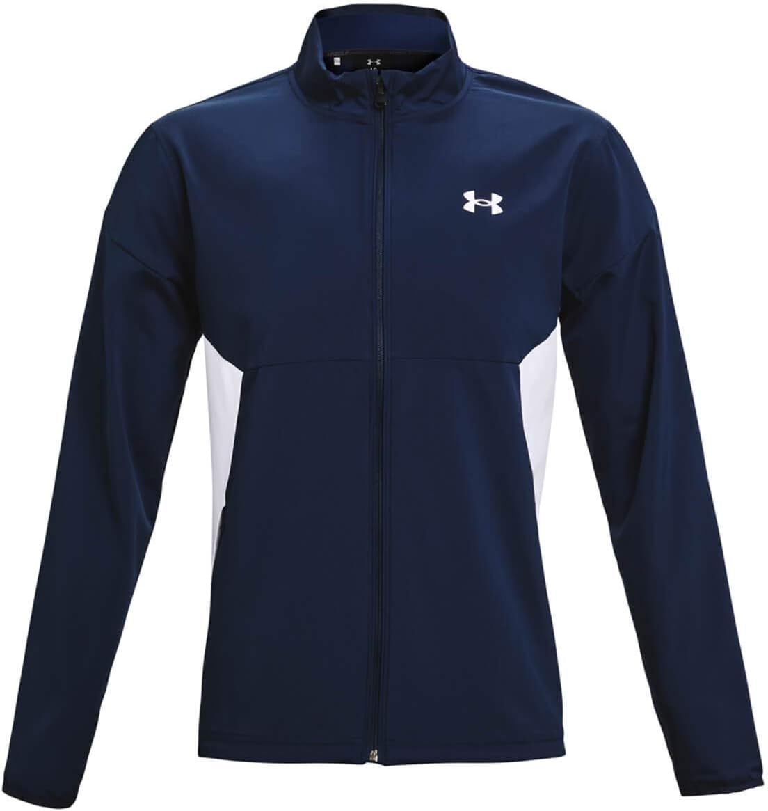 

Ветровка Under Armour Men's Storm Windstrike с молнией на всю длину, Academy Blue (408)/White