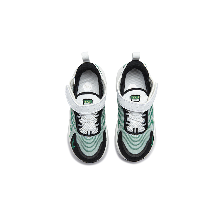 Nike Кроссовки для бега Air Max TW Abrasion Resistant низкие детские white green kids' — фото 4
