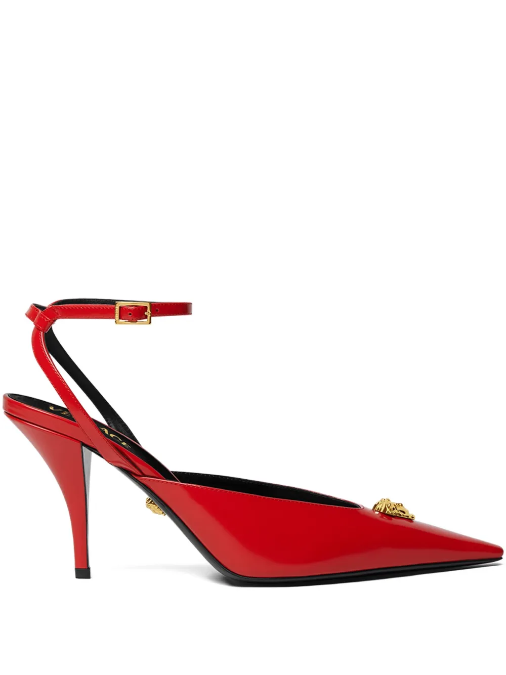 Туфли 85mm La Medusa-head pumps VERSACE, красный