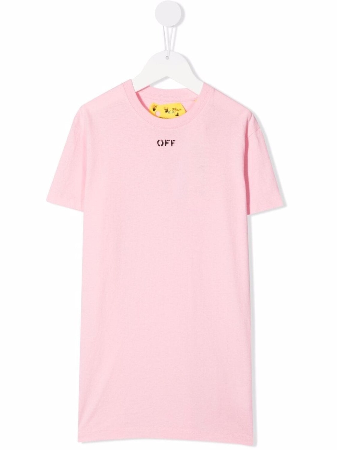 

Футболка с логотипом Off-White Kids, розовый