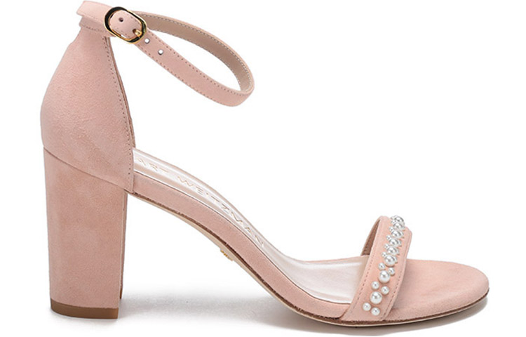 SW One Strap Sandals Женские Нюд Розовый Stuart Weitzman — фото 2
