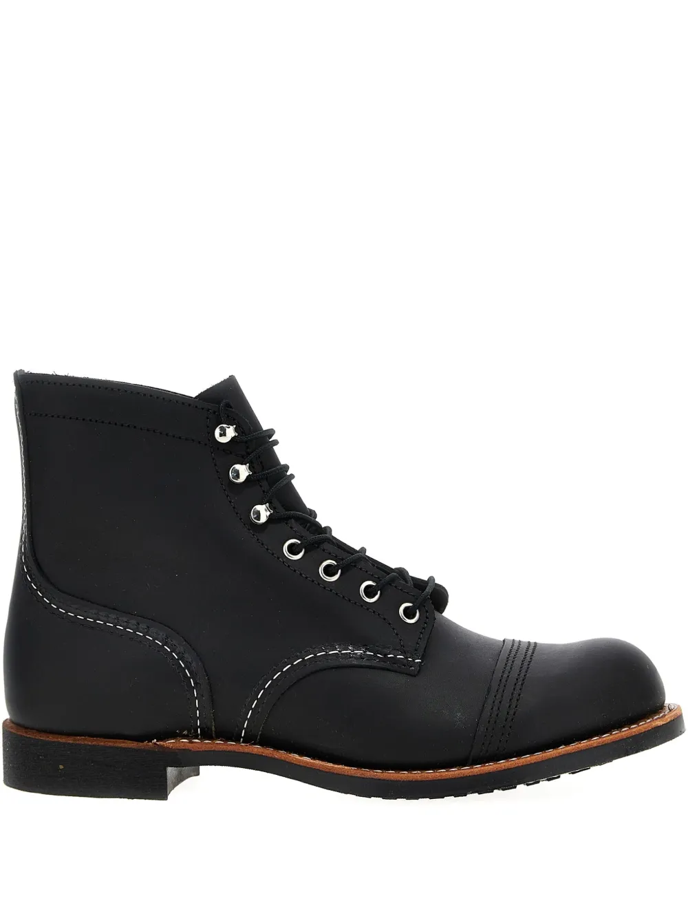 

Ботинки Iron Ranger с контрастной прострочкой Red Wing Shoes, черный