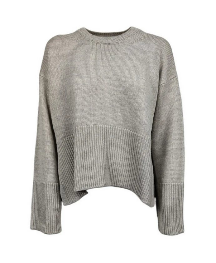 

Серые объемные свитера с ребристыми манжетами Dondup, серый